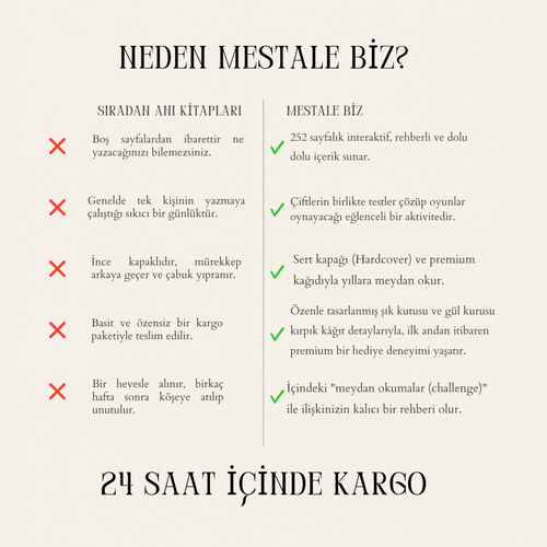 MesTale Biz | Premium Sevgili Anı Kitabı