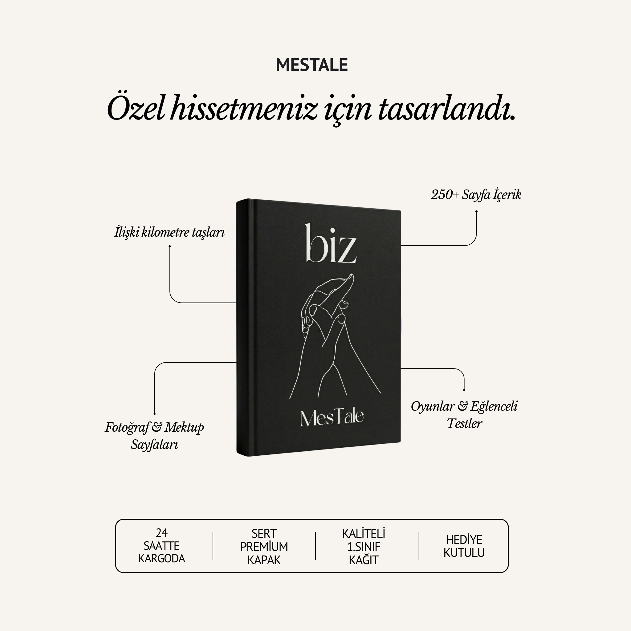 MesTale Biz | Premium Sevgili Anı Kitabı